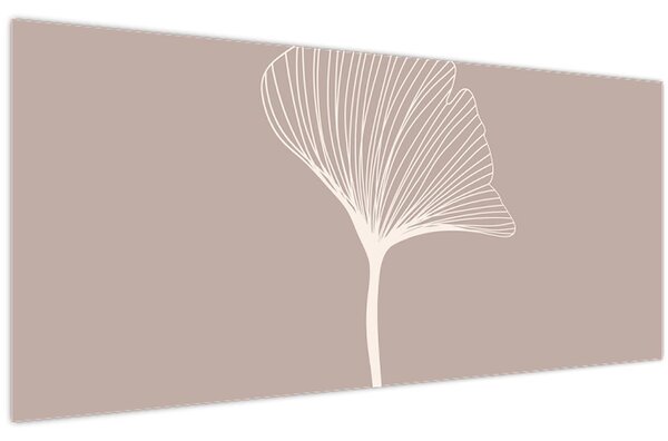 Slika - Bež lišće N⁰5 (120x50 cm)