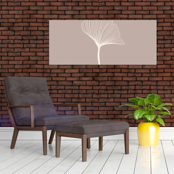 Slika - Bež lišće N⁰5 (120x50 cm)