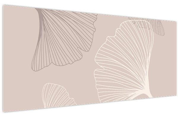 Slika - Bež lišće N⁰6 (120x50 cm)