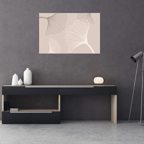 Slika - Bež lišće N⁰6 (90x60 cm)