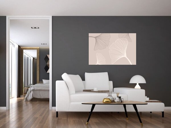 Slika - Bež lišće N⁰6 (90x60 cm)