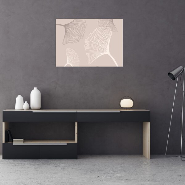 Slika - Bež lišće N⁰6 (70x50 cm)