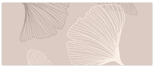 Slika - Bež lišće N⁰6 (120x50 cm)