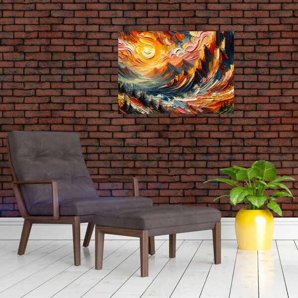 Slika - Planine okupane suncem (70x50 cm)