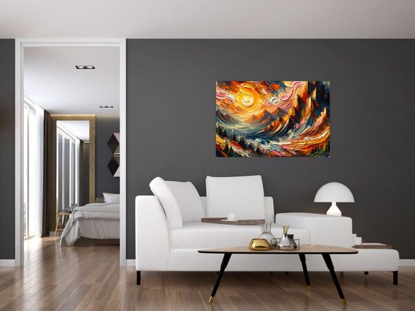 Slika - Planine okupane suncem (90x60 cm)