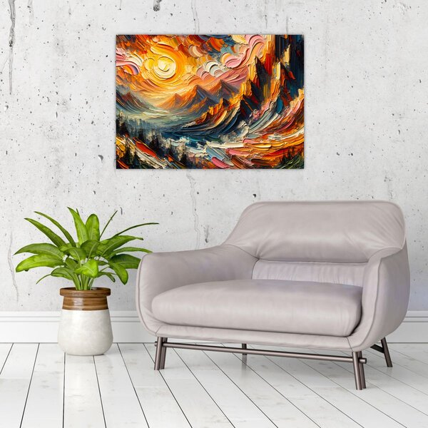 Slika - Planine okupane suncem (70x50 cm)