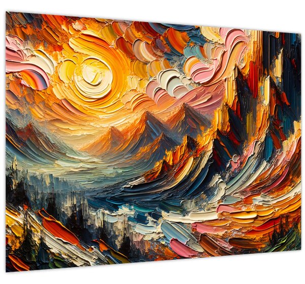 Slika - Planine okupane suncem (70x50 cm)