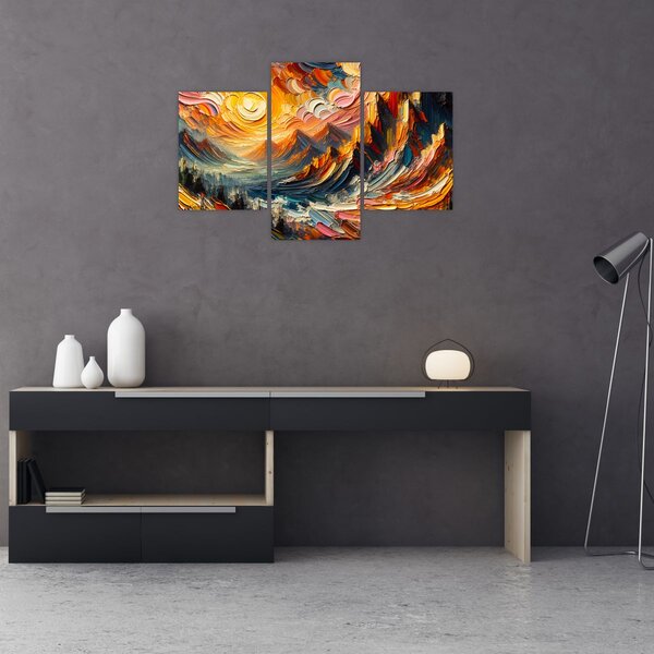 Slika - Planine okupane suncem (90x60 cm)