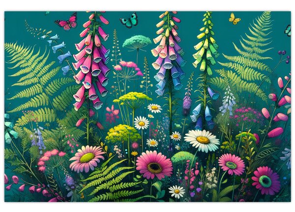 Slika - Poljsko cvijeće (90x60 cm)