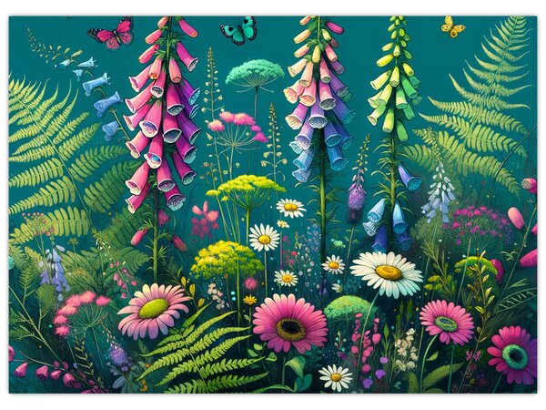 Slika - Poljsko cvijeće (70x50 cm)
