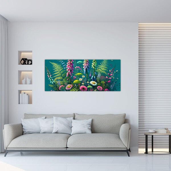 Slika - Poljsko cvijeće (120x50 cm)