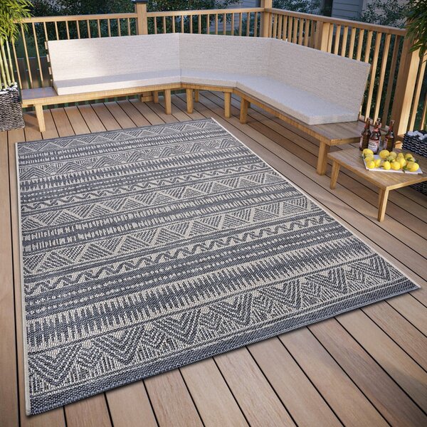 Sivi vanjski tepih 190x290 cm Clyde Loto – Hanse Home