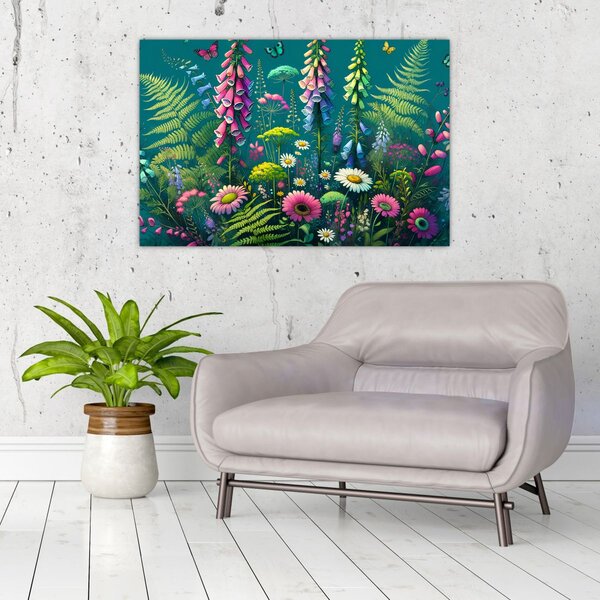 Slika - Poljsko cvijeće (90x60 cm)