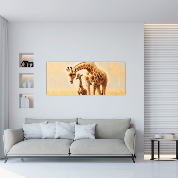 Slika - Žirafe (120x50 cm)