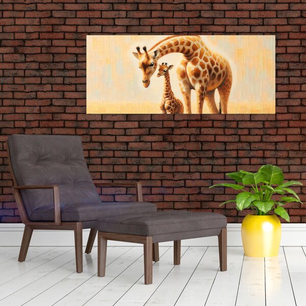 Slika - Žirafe (120x50 cm)