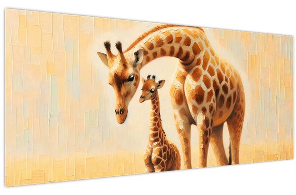 Slika - Žirafe (120x50 cm)