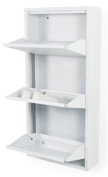 Bijeli metalni preklopni ormarić za cipele 50x103x15 cm Billy – Spinder Design