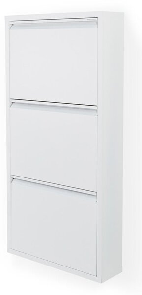Bijeli metalni preklopni ormarić za cipele 50x103x15 cm Billy – Spinder Design