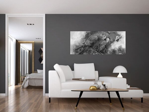 Slika - Vodene boje papige (120x50 cm)
