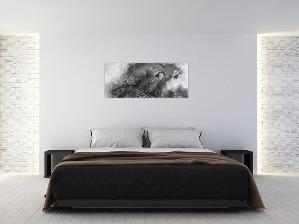 Slika - Vodene boje papige (120x50 cm)