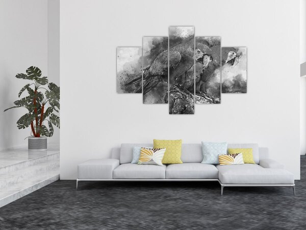 Slika - Vodene boje papige (150x105 cm)