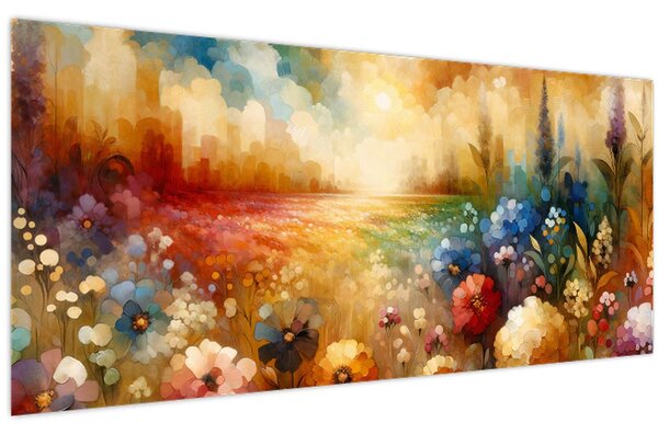 Slika - Šareno polje (120x50 cm)