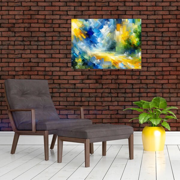 Slika - Apstraktni sunčani dan (70x50 cm)