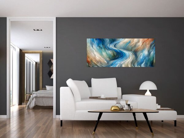 Slika - Apstraktni tok (120x50 cm)