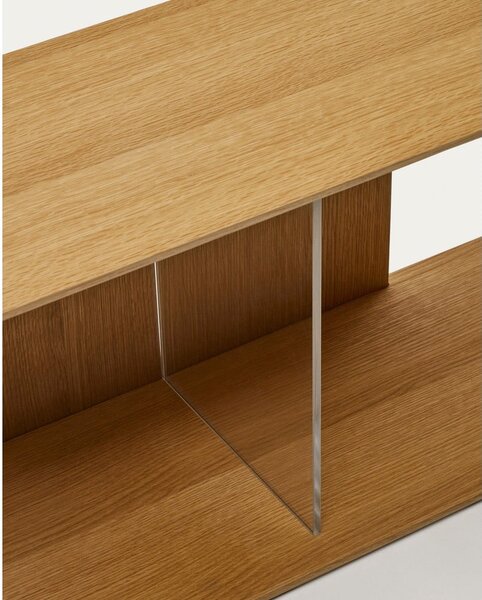 Modularni sustav polica u dekoru hrasta u prirodnoj boji 101x38 cm Litto – Kave Home