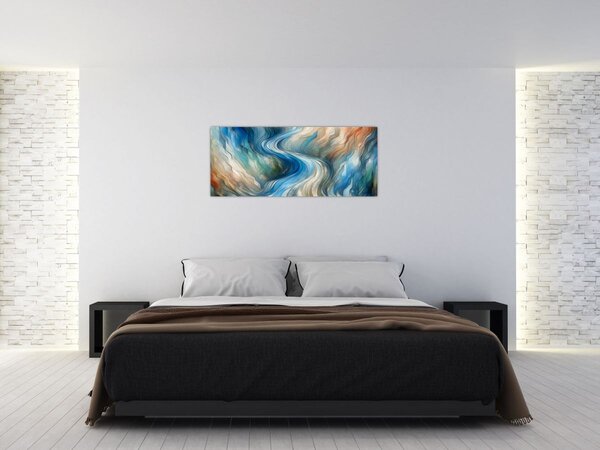 Slika - Apstraktni tok (120x50 cm)
