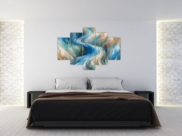 Slika - Apstraktni tok (150x105 cm)