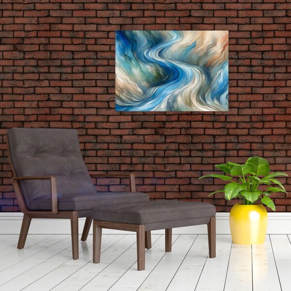 Slika - Apstraktni tok (70x50 cm)