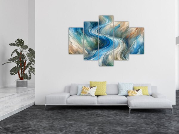 Slika - Apstraktni tok (150x105 cm)