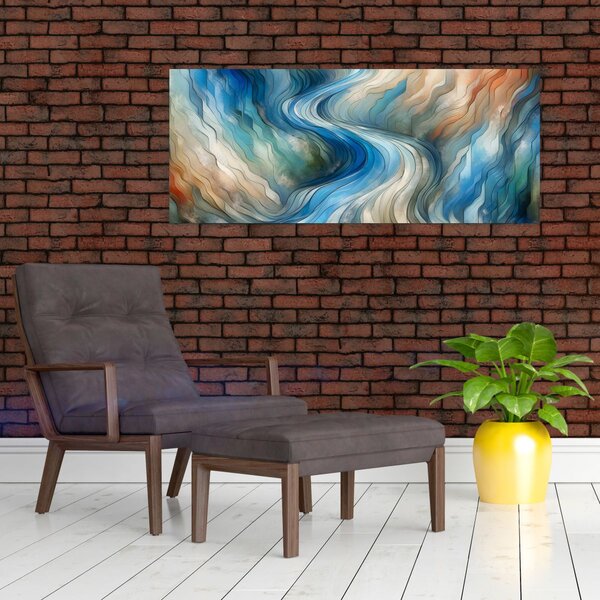 Slika - Apstraktni tok (120x50 cm)