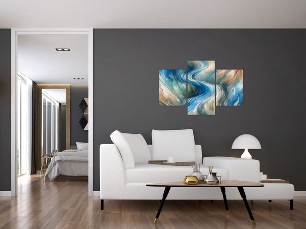 Slika - Apstraktni tok (90x60 cm)