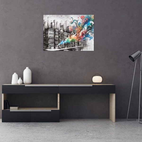Slika - Industrijski život (70x50 cm)