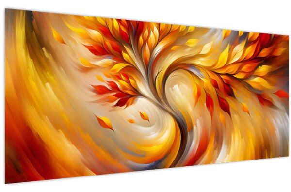 Slika - Jesensko stablo (120x50 cm)