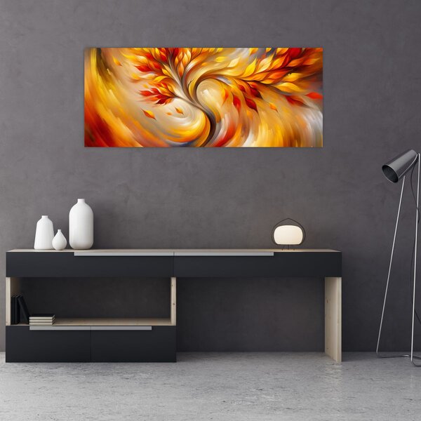 Slika - Jesensko stablo (120x50 cm)