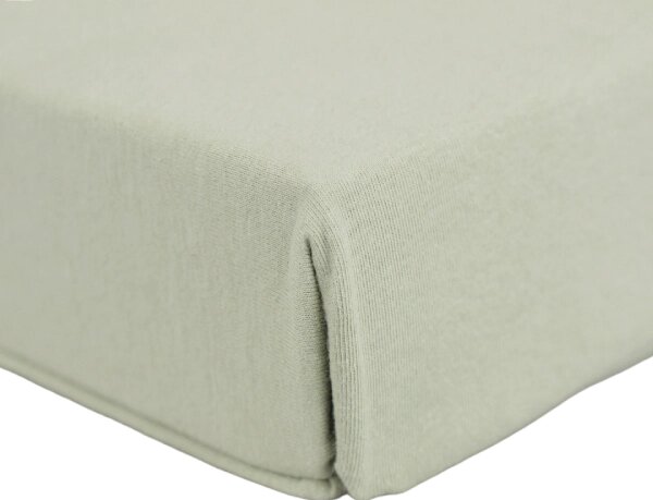 Donja plahta Jersey Solid - Svijetlo bež, 140x200 cm