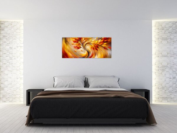 Slika - Jesensko stablo (120x50 cm)
