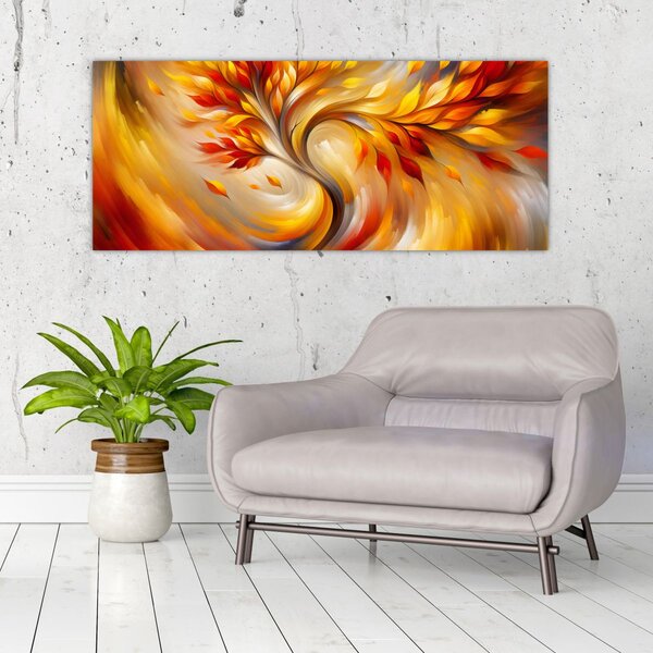 Slika - Jesensko stablo (120x50 cm)