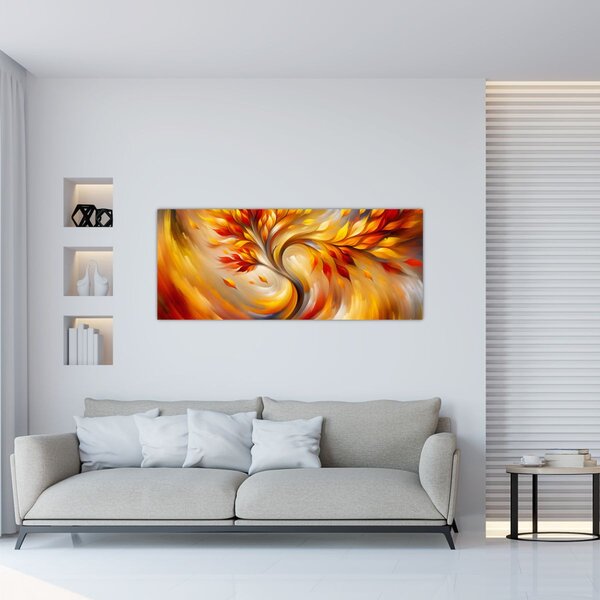 Slika - Jesensko stablo (120x50 cm)