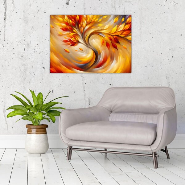 Slika - Jesensko stablo (70x50 cm)