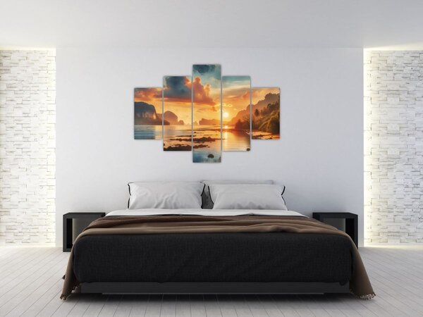 Slika - Pogled s plaže (150x105 cm)