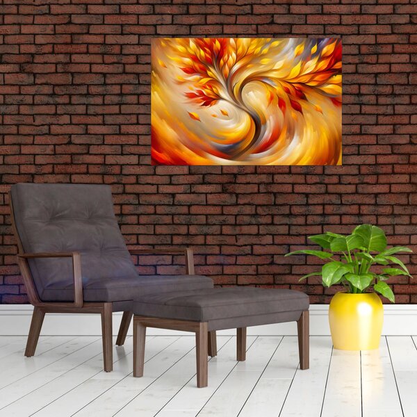 Slika - Jesensko stablo (90x60 cm)