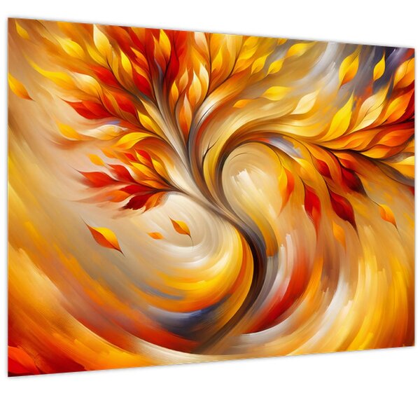Slika - Jesensko stablo (70x50 cm)