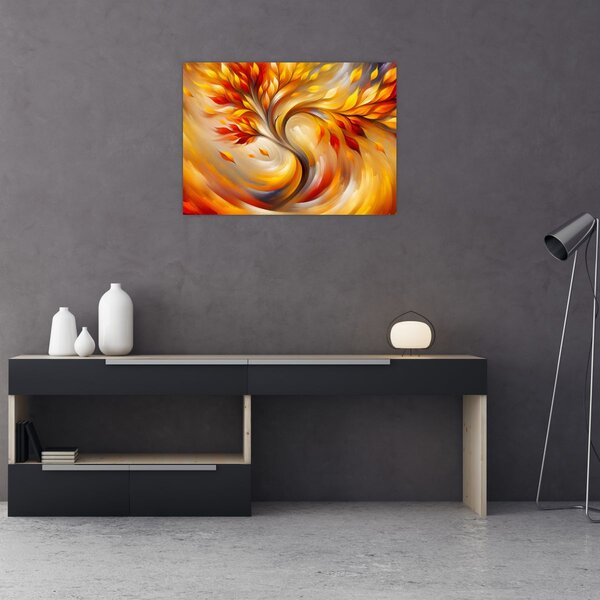 Slika - Jesensko stablo (70x50 cm)