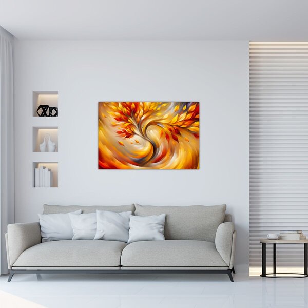 Slika - Jesensko stablo (90x60 cm)