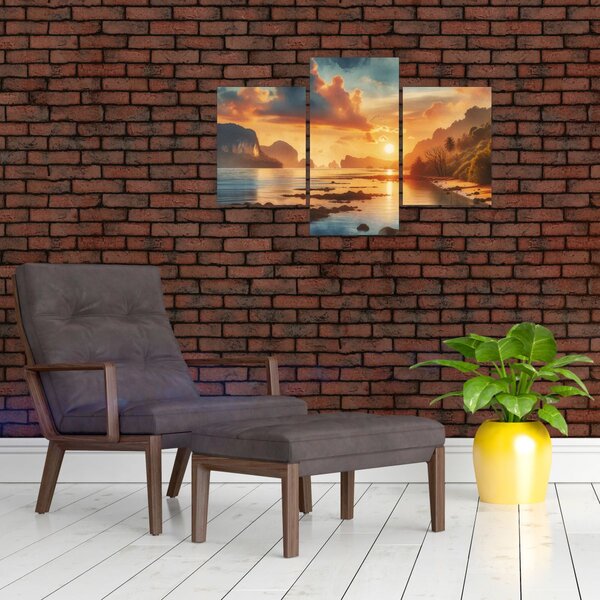 Slika - Pogled s plaže (90x60 cm)