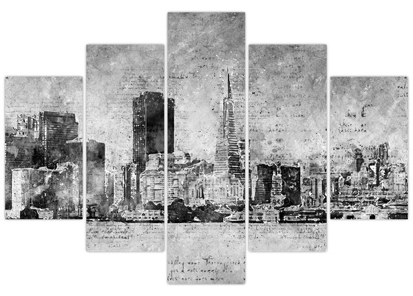 Slika - Grad umjetnosti kave (150x105 cm)